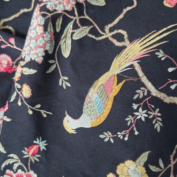 GP&J Baker X H&M Floral Bird Stovepipe Straight Leg Pants Sz 10 - Picture 9 of 12